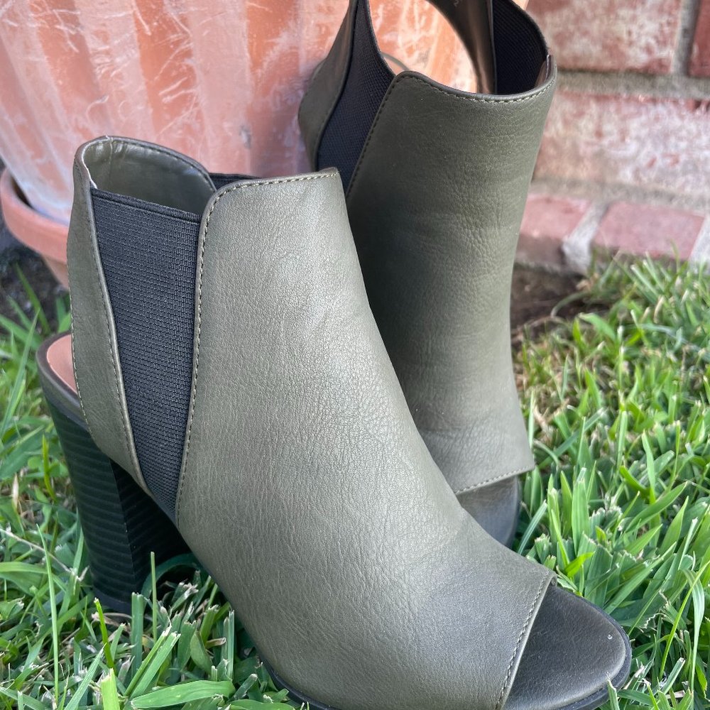 Call It Spring Open Toe Bootie - image 4